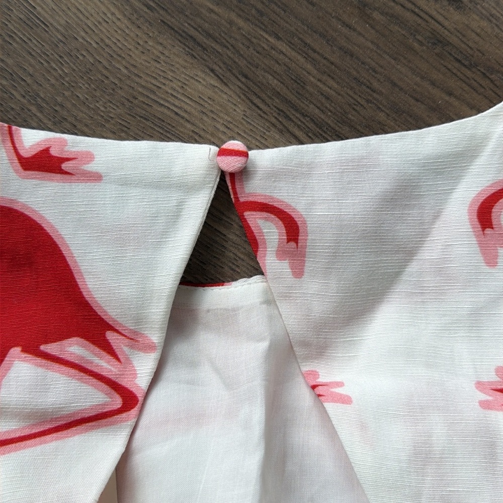 NWT (Anthro) Maeve Sleeveless Linen Blend Printed Shift Mini Dress in Sz XXS - Picture 10 of 15